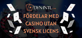 Casino utan svensk licens För- och nackdelar samt aktuella trender